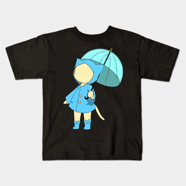 anime girl cut Kids T-Shirt by roumanel